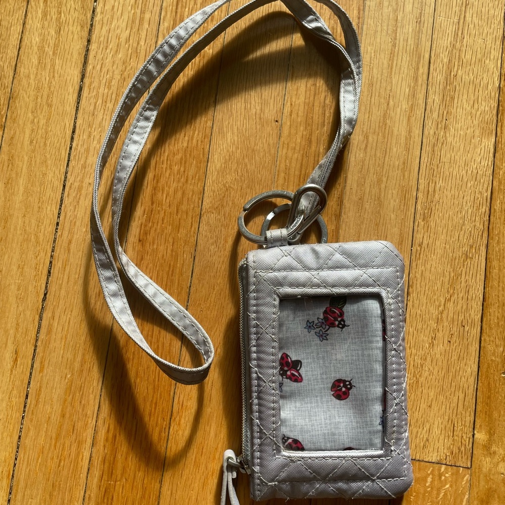 Vera Bradley Zip ID and Lanyard